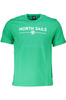 ZIELONY MĘSKI T-SHIRT Z KRÓTKIM RĘKAWEM NORTH SAILS