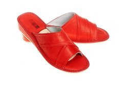 Damskie pantofle skórzane wygodne i komfortowe