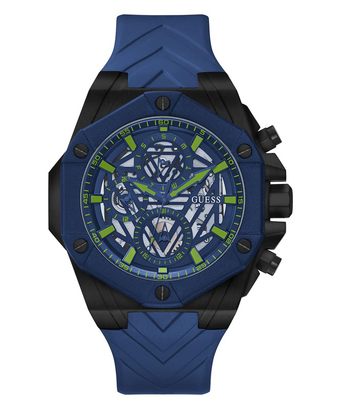 Zegarek GUESS GW0579G3. Kwarcowy, Kolor niebieski. Mężczyzna.