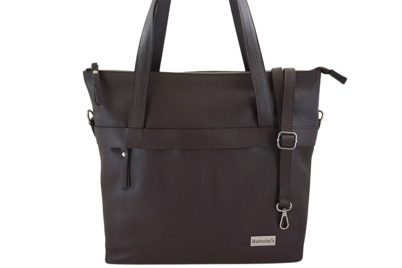 Torebka skórzana shopperbag na ramię Barberini's