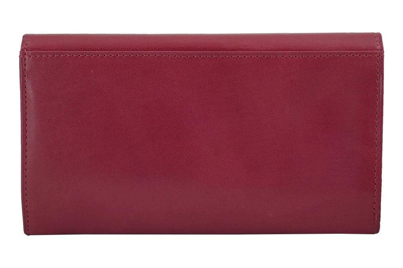 Klasyczny portfel skórzany damski - Czarny