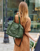 MARCO MAZZINI Torebka skórzana shopper bag ispirato dalla natura brąz