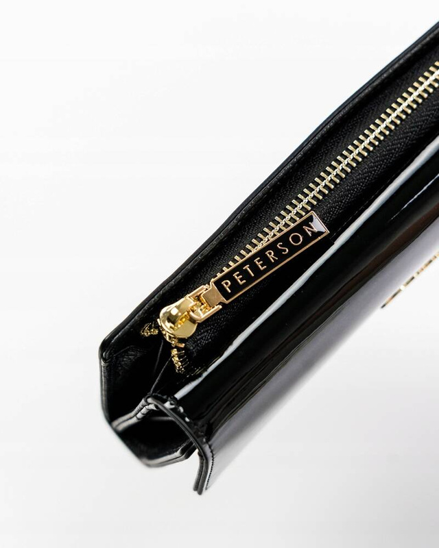 Skórzany damski portfel Peterson PTN BS-415 SNAKE