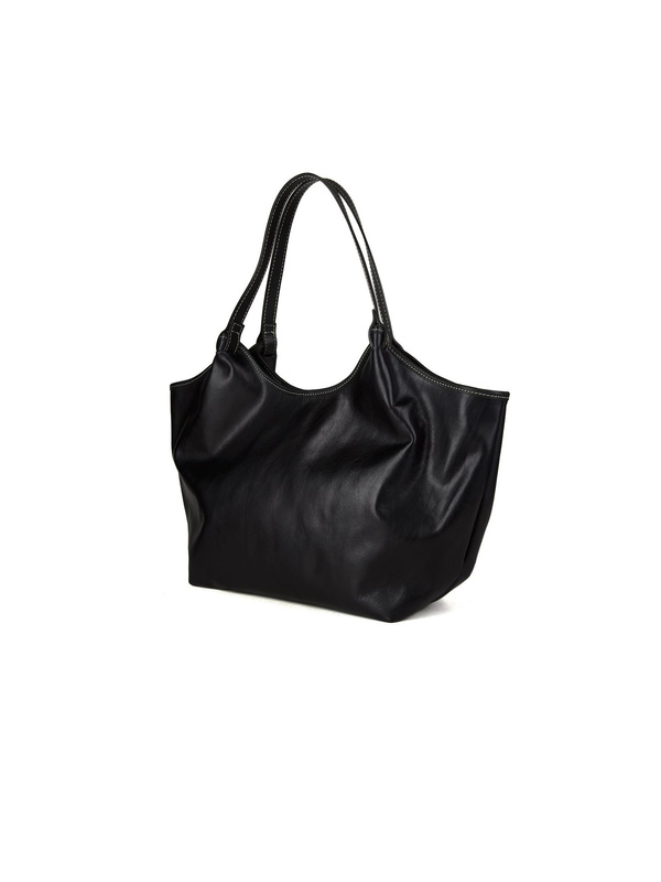 Damska torebka shopper Giulia Monti GM1640 granatowo-czarna