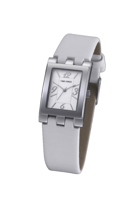 Zegarek TIME FORCE TF4067L11. Kwarcowy, Kolor biały. Kobieta.