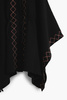 DESIGUAL PONCHO DAMSKI CZARNY