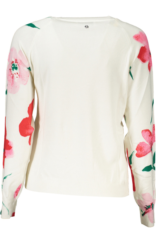 BIAŁY SWETER DESIGUAL DAMSKI
