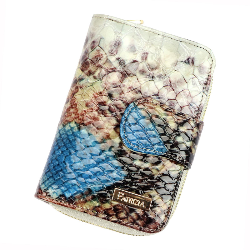 PATRIZIA damski portfel skóra naturalna pionowa portmonetka system RFID