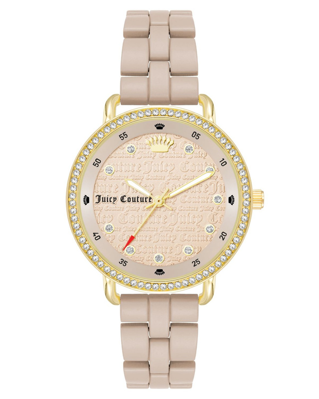 Zegarek JUICY COUTURE JC1310GPTP. Kwarcowy, Kolor beżowy. Kobieta.