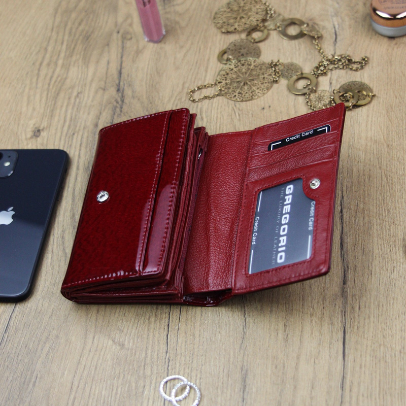 Skórzany damski portfel Gregorio PT-112