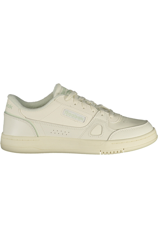 Białe sneakersy damskie REEBOK 100271602COURTLXS – zielone detale