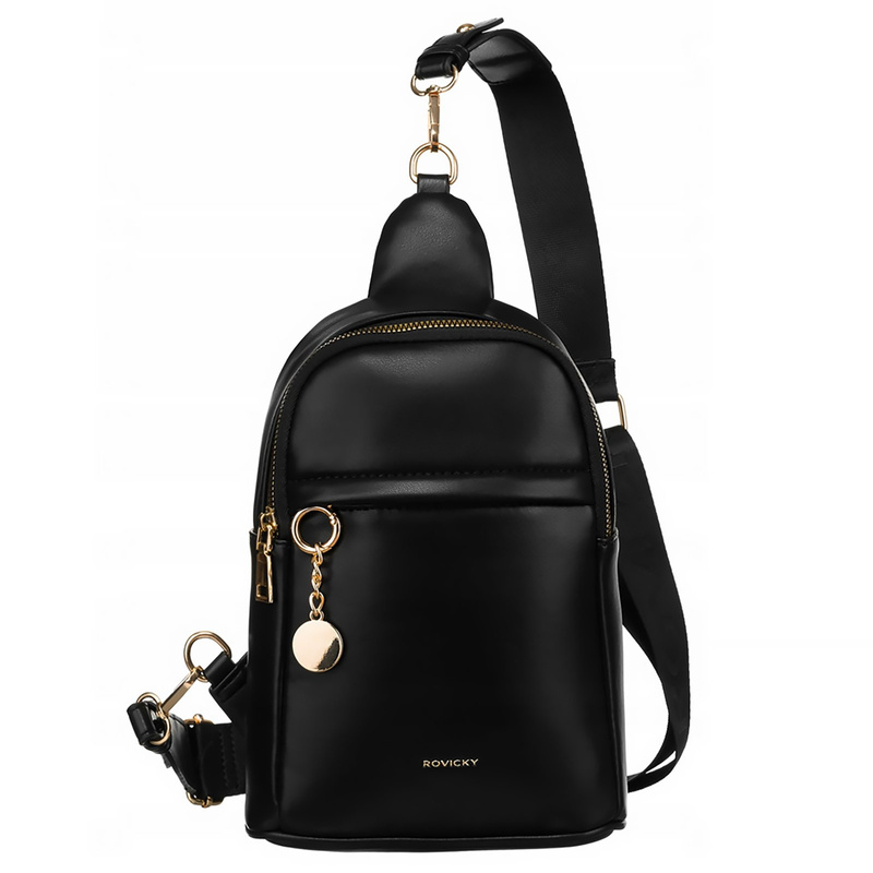 Rovicky Listonoszka Damska Torebka Na Ramię Crossbody Skóra Eko Z Etui