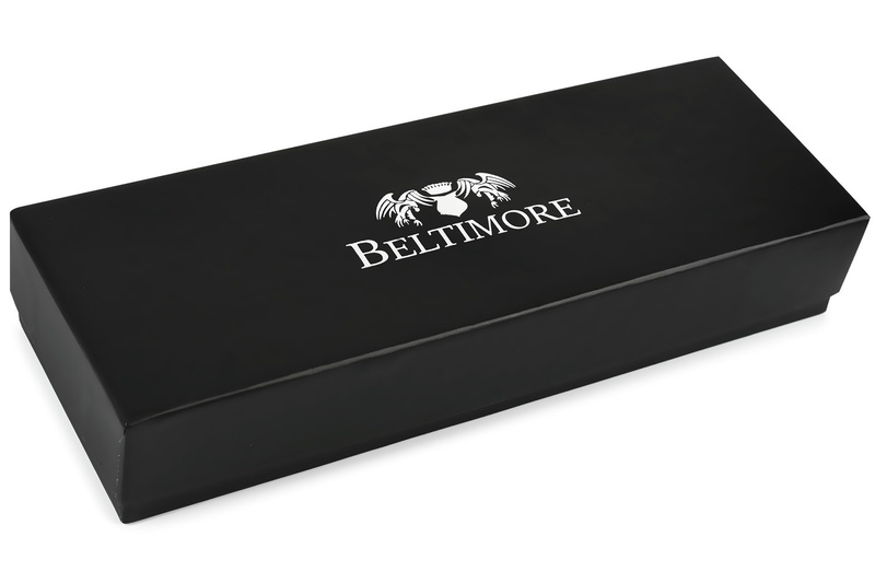 Etui na długopisy pojemne czarne skórzane Beltimore G91