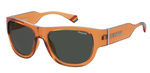 Okulary POLAROID PLD6197SMCL7Q. Okulary przeciwsłoneczne, Kolor pomarańczowy. Unisex.