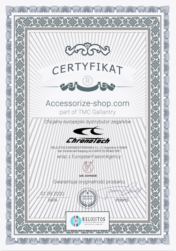 Zegarek CHRONOTECH CT7896L-97. Kwarcowy, Kolor czerwony. Kobieta.