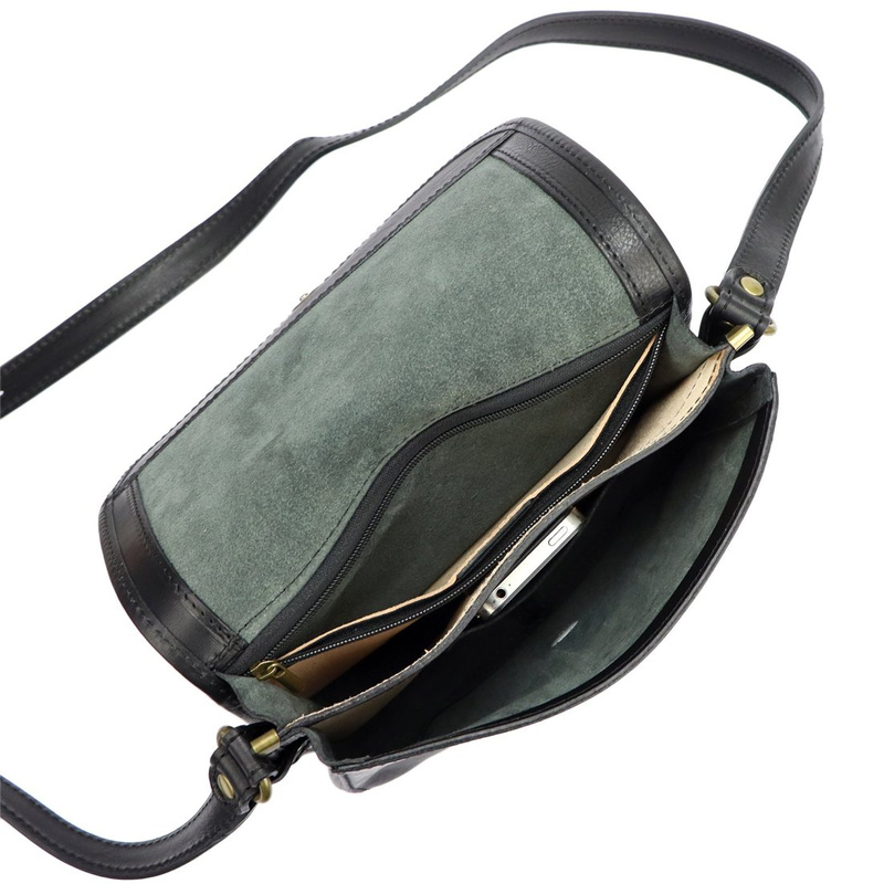 Klasyczna skórzana listonoszka na ramię Florence