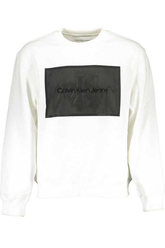 CALVIN KLEIN BIAŁA BLUZA MĘSKA BEZ ZAMKA