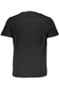 GIAN MARCO VENTURI CZARNY M�SKI T-SHIRT Z KR�TKIM R�KAWEM