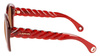 Okulary LANVIN LNV628S-601. Okulary przeciwsłoneczne, Kolor czerwony. Kobieta.