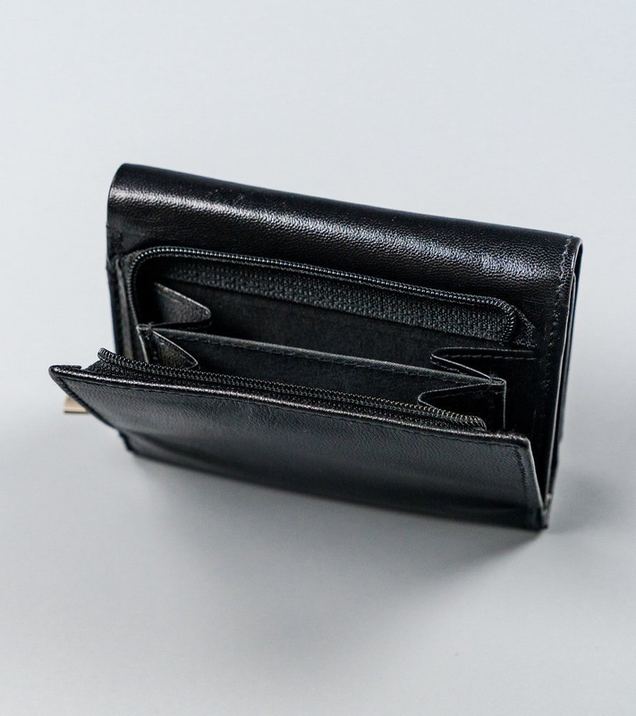 Skórzany kompaktowy damski portfel od 4U Cavaldi