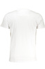 T-SHIRT MĘSKI Z KRÓTKIM RĘKAWEM KLASY CAVALLI BIAŁY