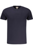 NIEBIESKI T-SHIRT MĘSKI Z KRÓTKIM RĘKAWEM GUESS JEANS