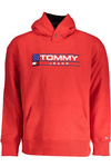 BLUZA TOMMY HILFIGER BEZ ZAMKA MĘSKA CZERWONA