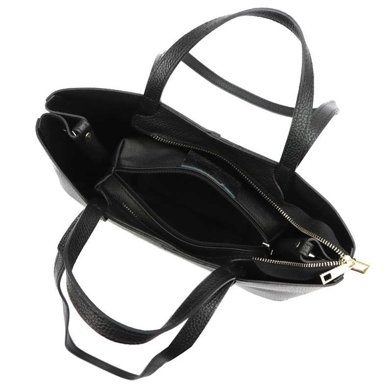 Skórzana zamszowa pojemna Stylowa damska shopperbag torebka na ramię Luka