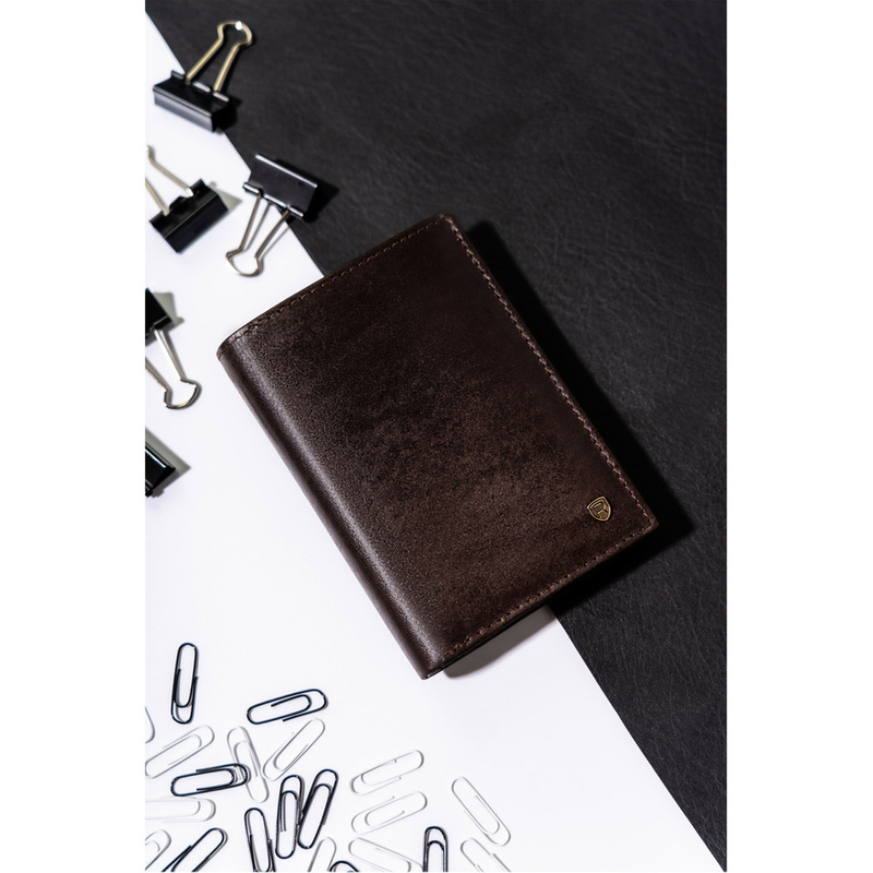 Skórzany męski portfel Rovicky N74-RVT RFID