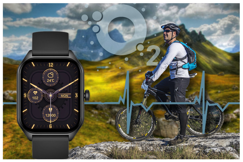 SMARTWATCH UNISEX Rubicon RNCF03 - ROZMOWY BLUETOOTH, ALWAYS ON DISPLAY (sr049a)