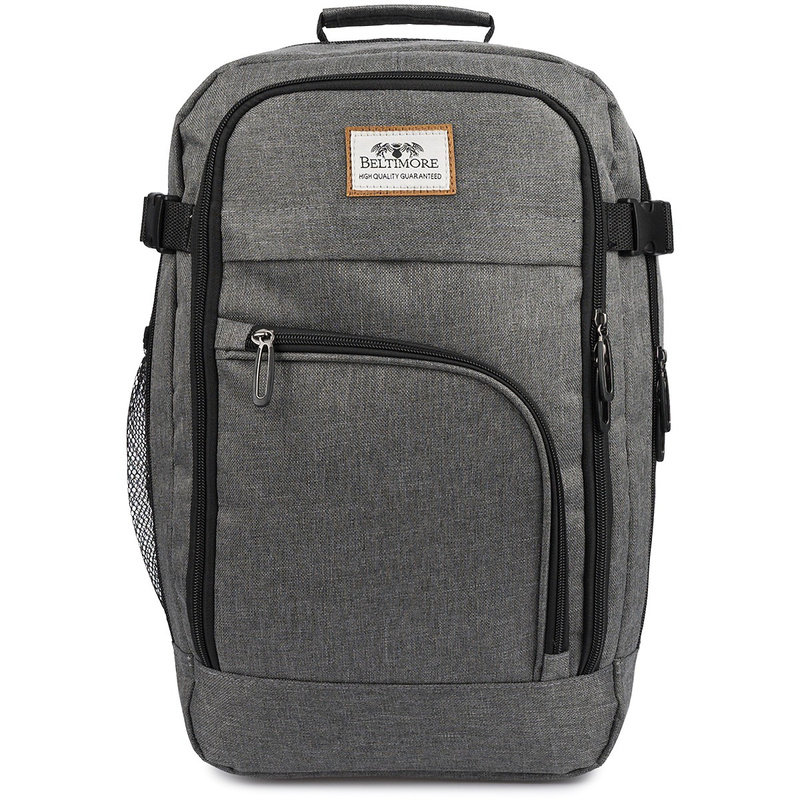 Plecak torba mały bagaż pojemny do samolotu kabinówka lotnicza Beltimore jasno szary TOK-T