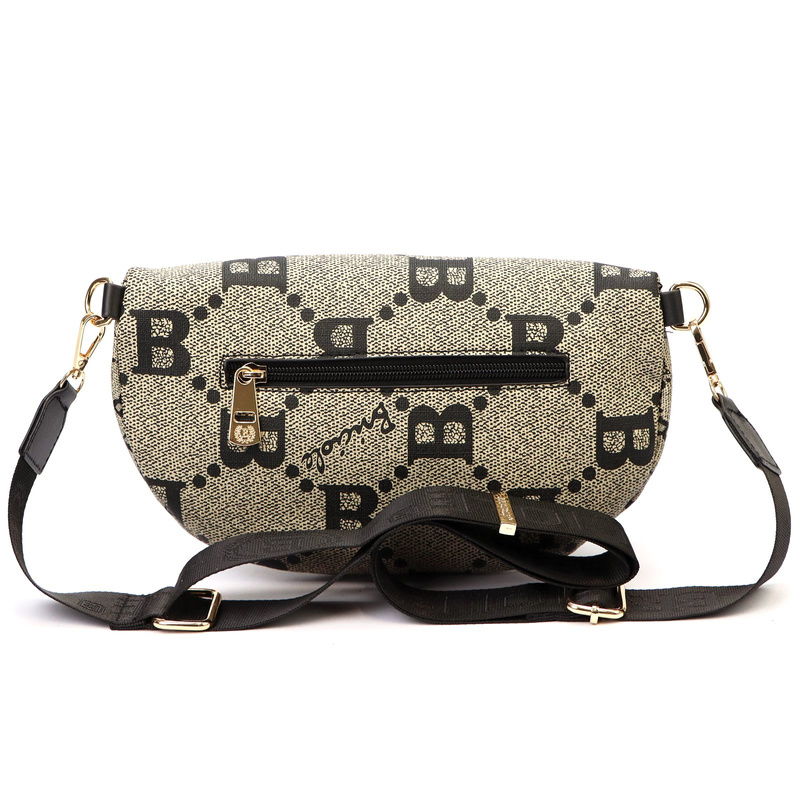 BRICIOLE damska nerka biodrowa skóra eko miejska saszetka z kieszeniami