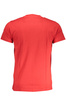 T-SHIRT MĘSKI Z KRÓTKIM RĘKAWEM KLASY CAVALLI CZERWONY