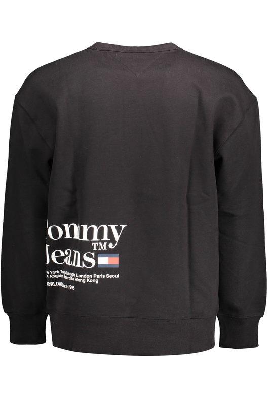 BLUZA TOMMY HILFIGER BEZ ZAMKA MĘSKA CZARNA