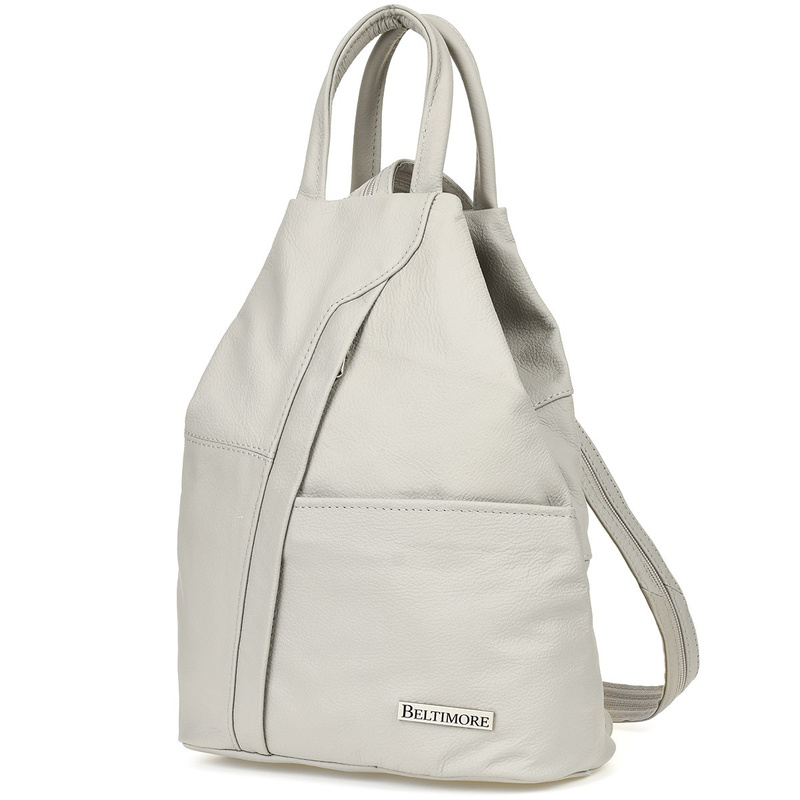 Plecak Damski Skórzany Trójkąt Pojemny Beltimore Q60
