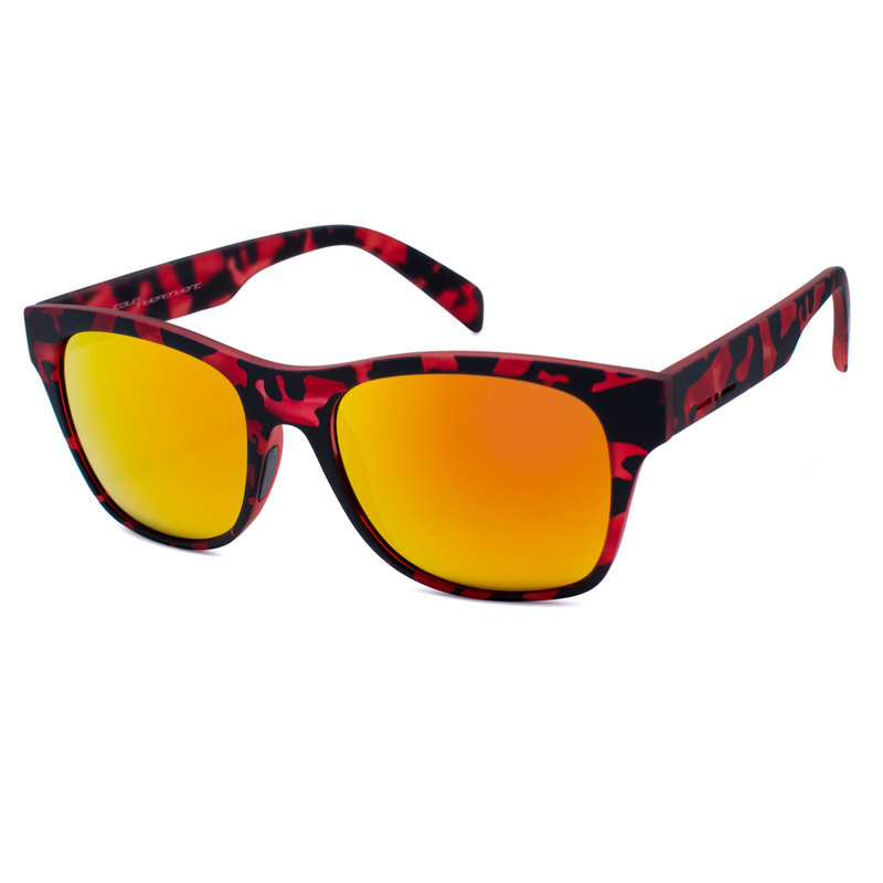 Okulary ITALIA INDEPENDENT 0901-142-000. Okulary przeciwsłoneczne, Kolor czarny czerwony. Unisex.