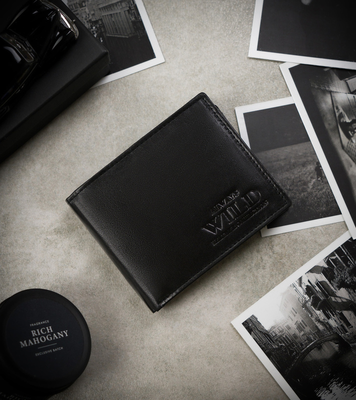 Always Wild męski portfel skóra naturalna poziomy rozbudowany system RFID