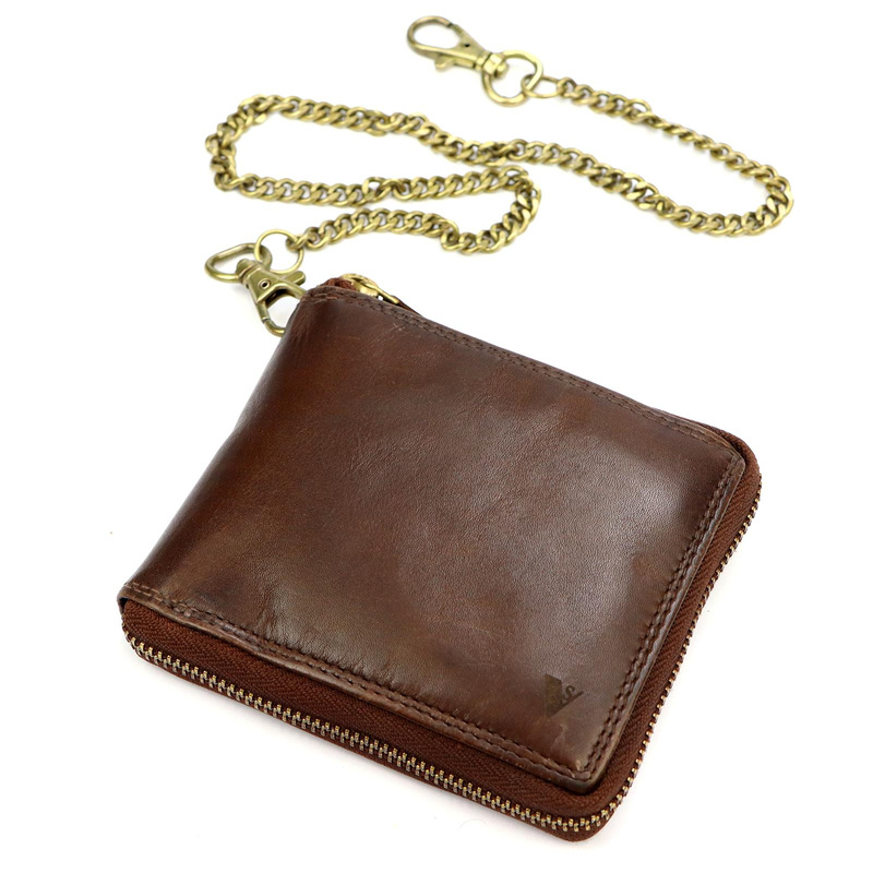 Męski pojemny rozbudowany portfel ze skóry eko VS