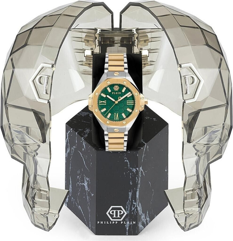 Zegarek PHILIPP PLEIN PWBDA0724. Kwarcowy, Kolor zielony. Kobieta.