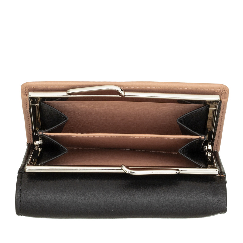 DUDU Damski skórzany stylowy kompaktowy portfel mała portmonetka