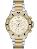 ZEGAREK MĘSKI EMPORIO ARMANI AR11606 Two-Tone Chronograph + BOX