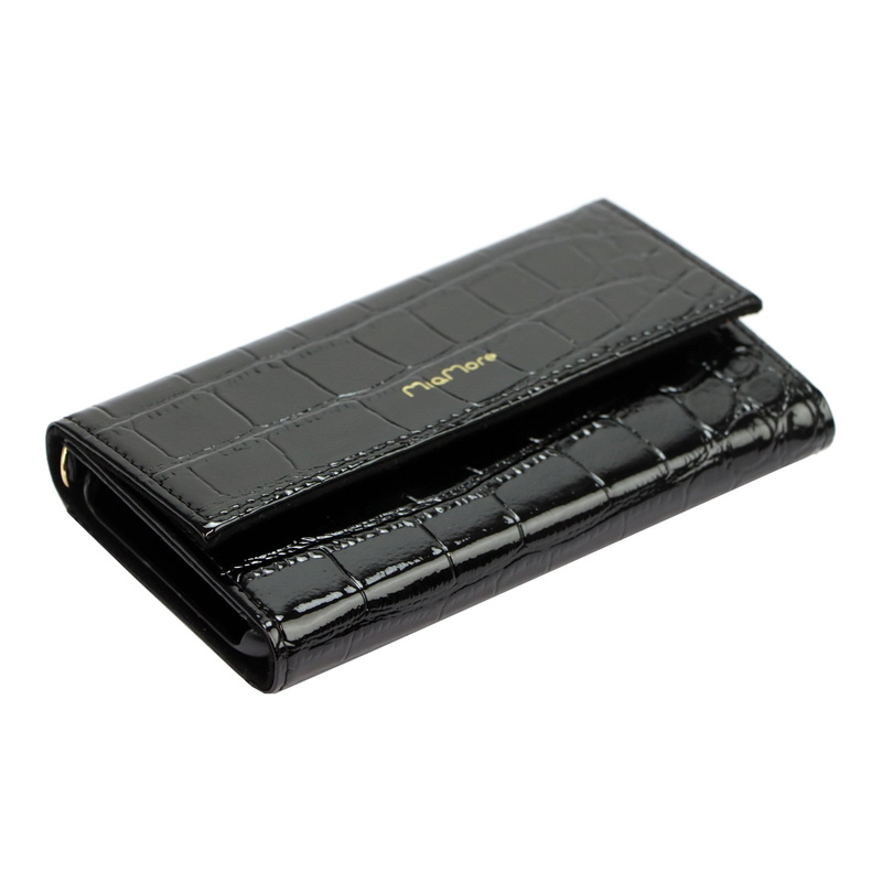 MiaMore Etui na telefon damskie wzór skóra krokodyla iPhone 11 case z klapą