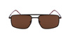 Okulary LACOSTE L255S-5619201. Okulary przeciwsłoneczne, Kolor brązowy. Mężczyzna.
