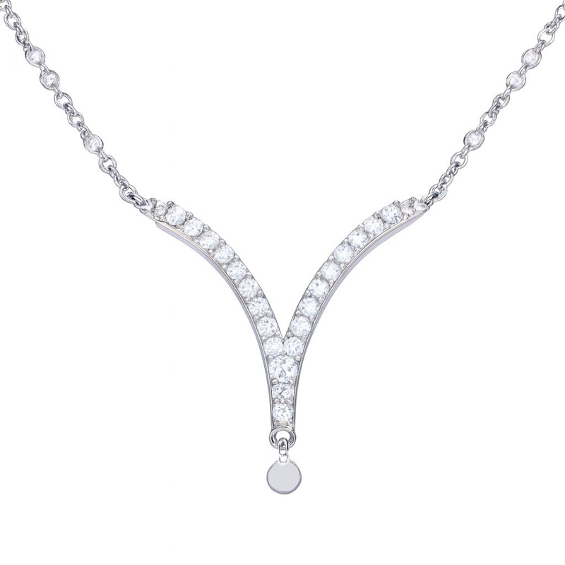 Biżuteria DIAMONFIRE 6310021082. Naszyjnik, Kolor szary. Kobieta.