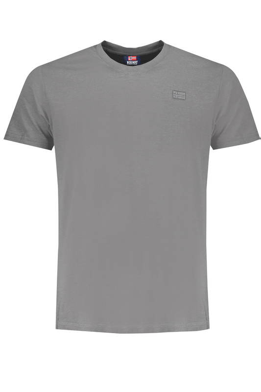 Norway 1963 SZARY MĘSKI T-SHIRT Z KRÓTKIM RĘKAWEM