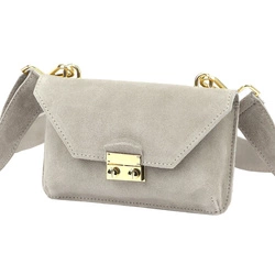 Miejska Zgrabna damska listonoszka zamszowa torebka przez ramię Luka