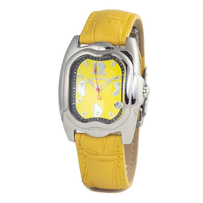 Zegarek CHRONOTECH CT7274L-02. Kwarcowy, Kolor żółty. Kobieta.