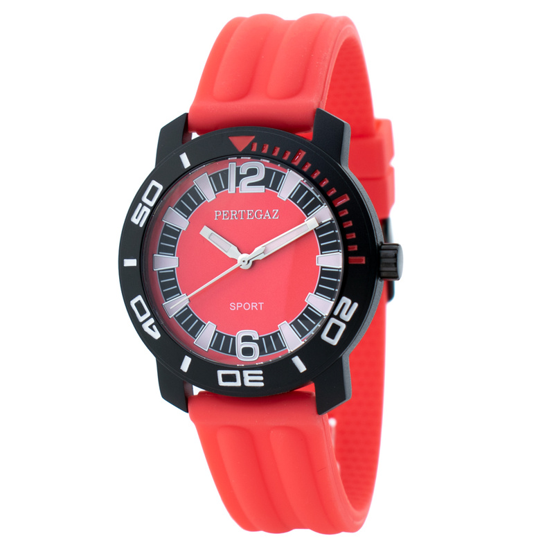 Zegarek PERTEGAZ P70442-R. Kwarcowy, Kolor różowy. Unisex.