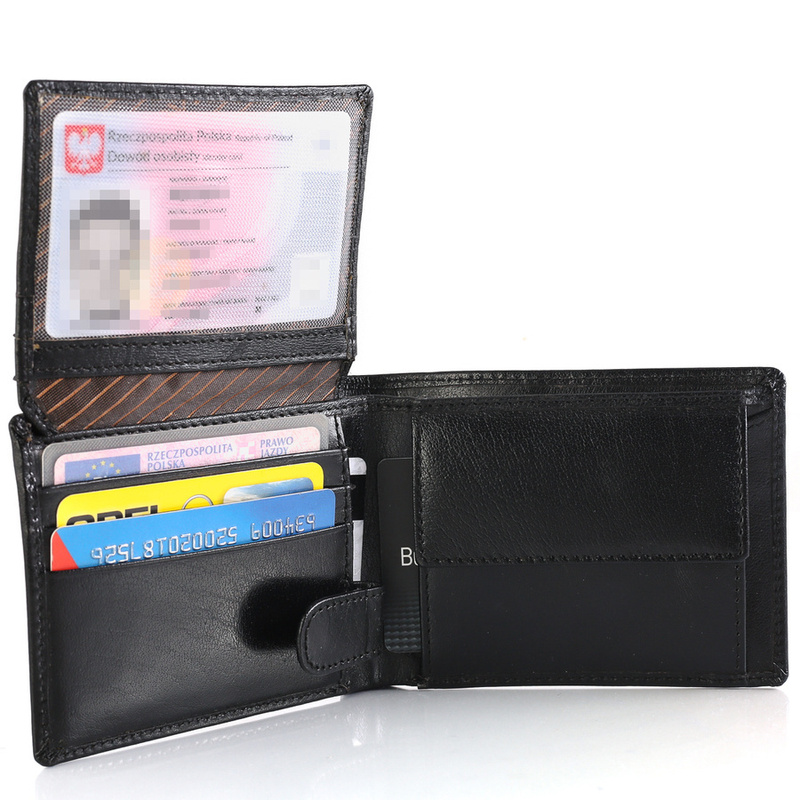 Rozbudowany Portfel skórzany z RFID od Rovicky