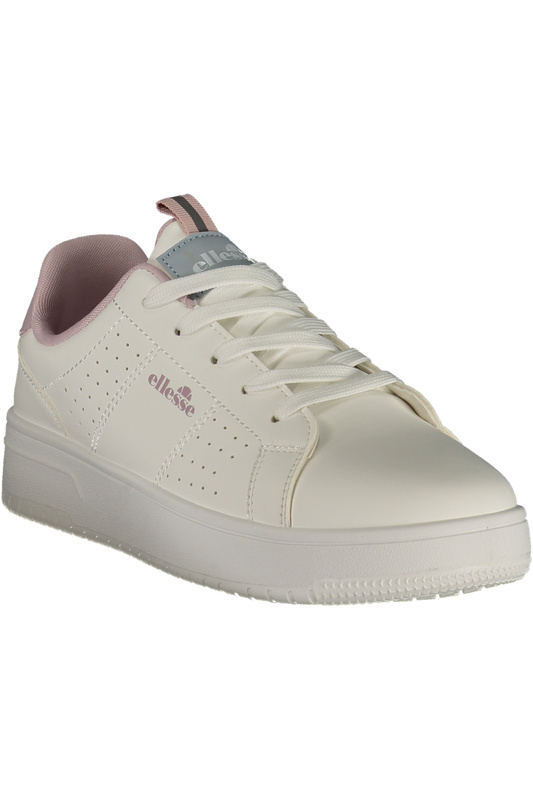 Białe sneakersy damskie Ellesse Sandy 001 – liliowe detale